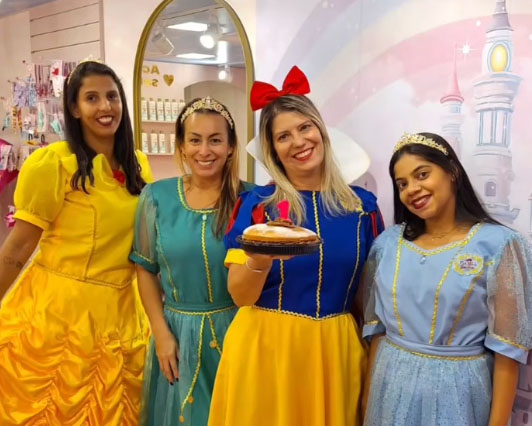 Cabeleireira princesa